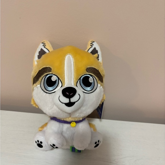 Husky Cute Plush with Pink Bag  Gone to The Snow  Shelby plush - NWT - Picture 3 of 6